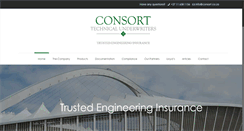 Desktop Screenshot of consort.co.za
